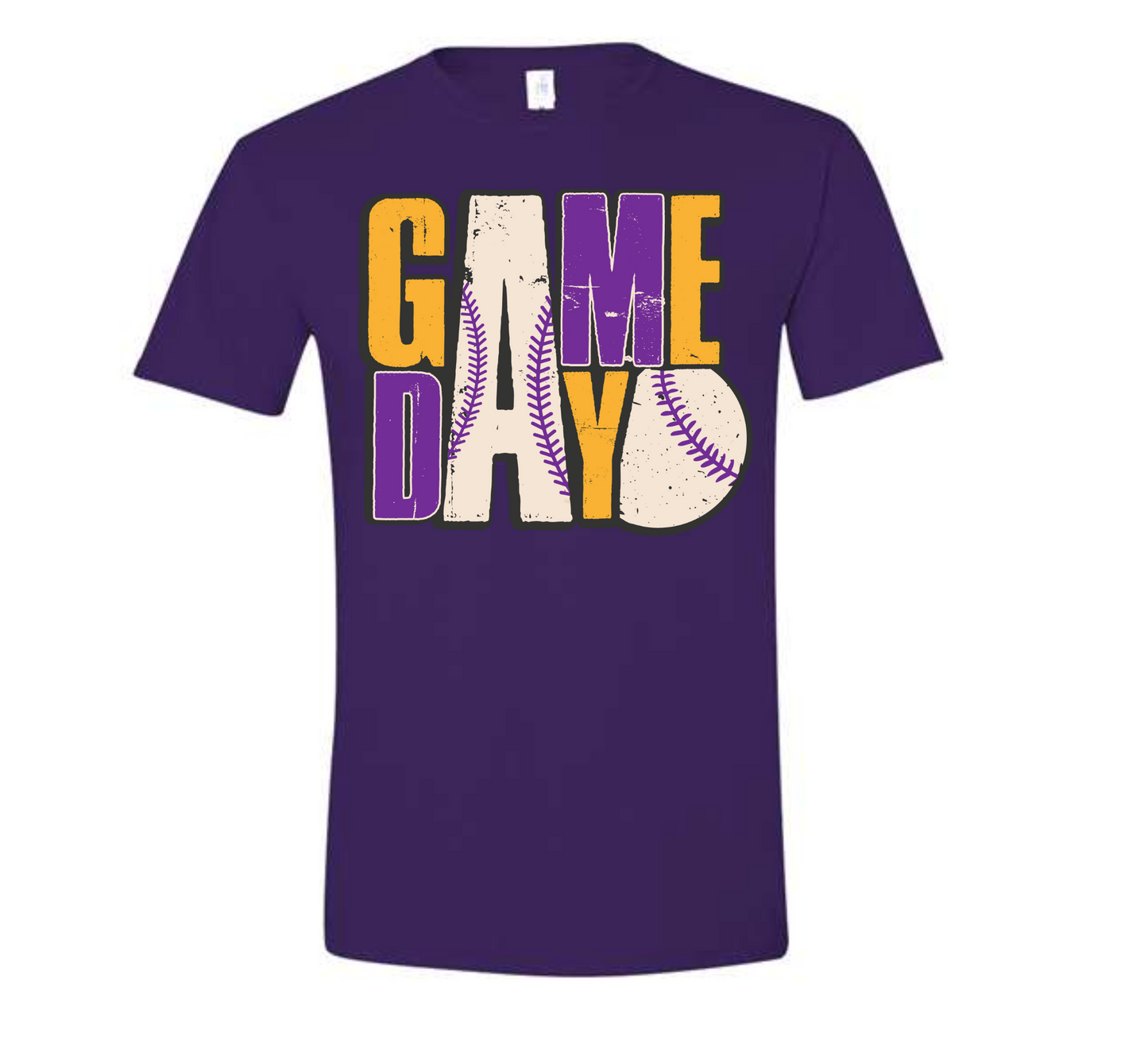 Purvis Baseball Game Day Tee