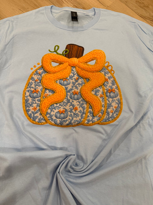 Faux Yarn Pumpkin