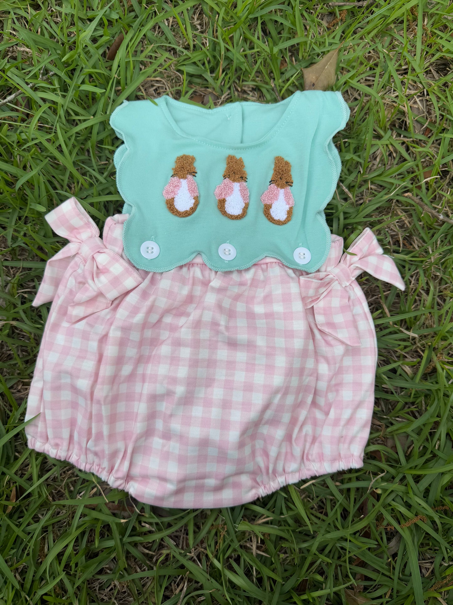 French Knot Girls Easter Bubble