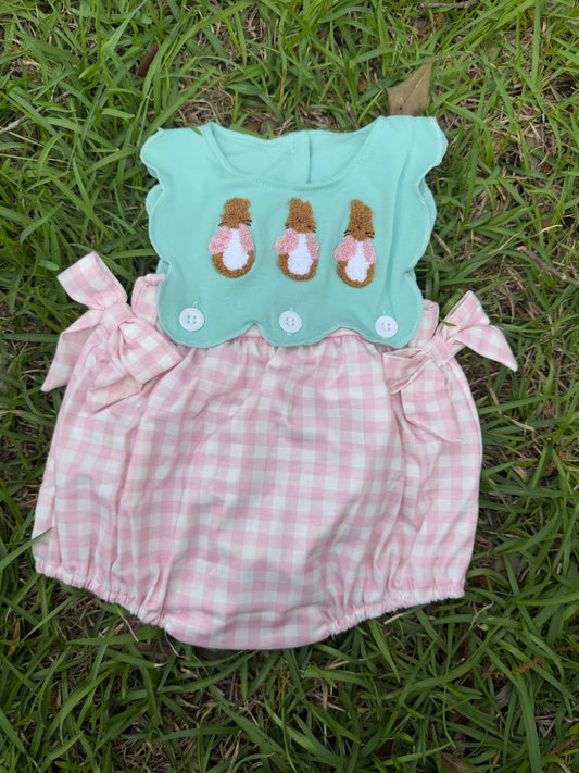 French Knot Girls Easter Bubble
