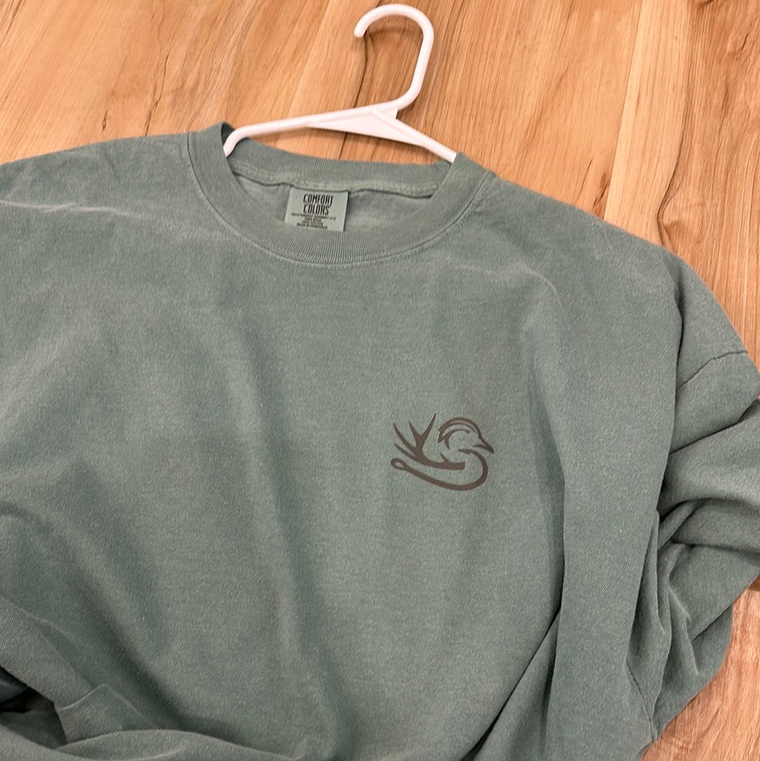 Green Comfort Colors Southern Down Outfitters Men’s Tee