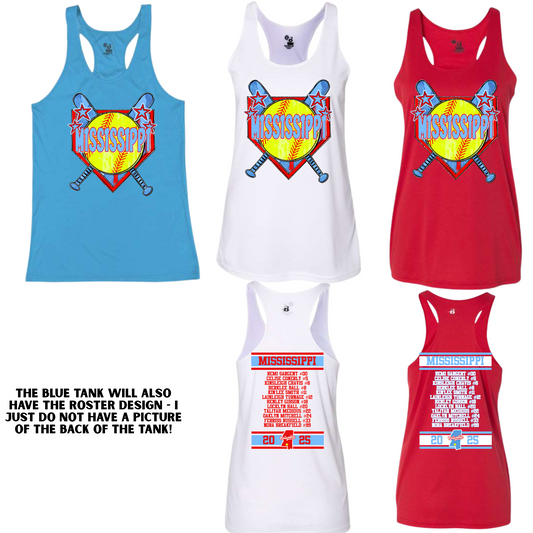 GIRLY Mississippi 6U Badger DRIFIT TANK