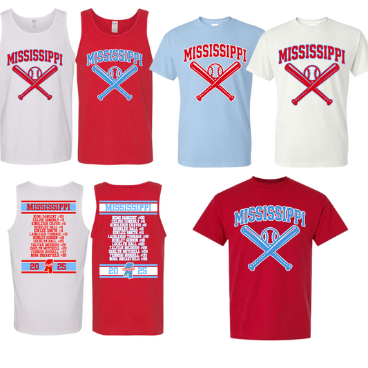 Mississippi 6U Roster GILDAN