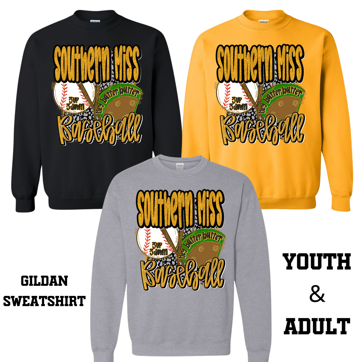 Southern Miss GIRLY Gildan Sweatshirt