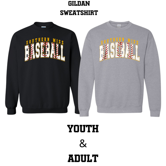 Southern Miss Laces Gildan Sweatshirt