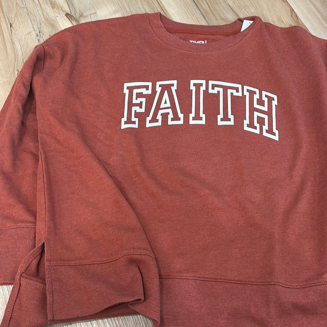 Faith Puff French Terry Pullover