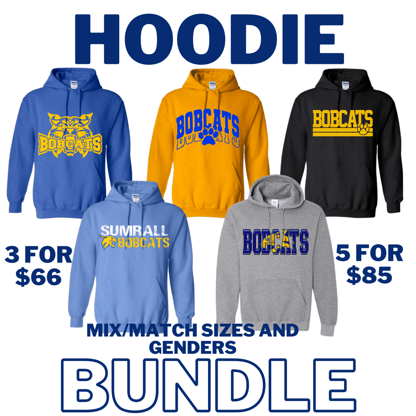 SUMRALL HOODIE BUNDLE OF 3