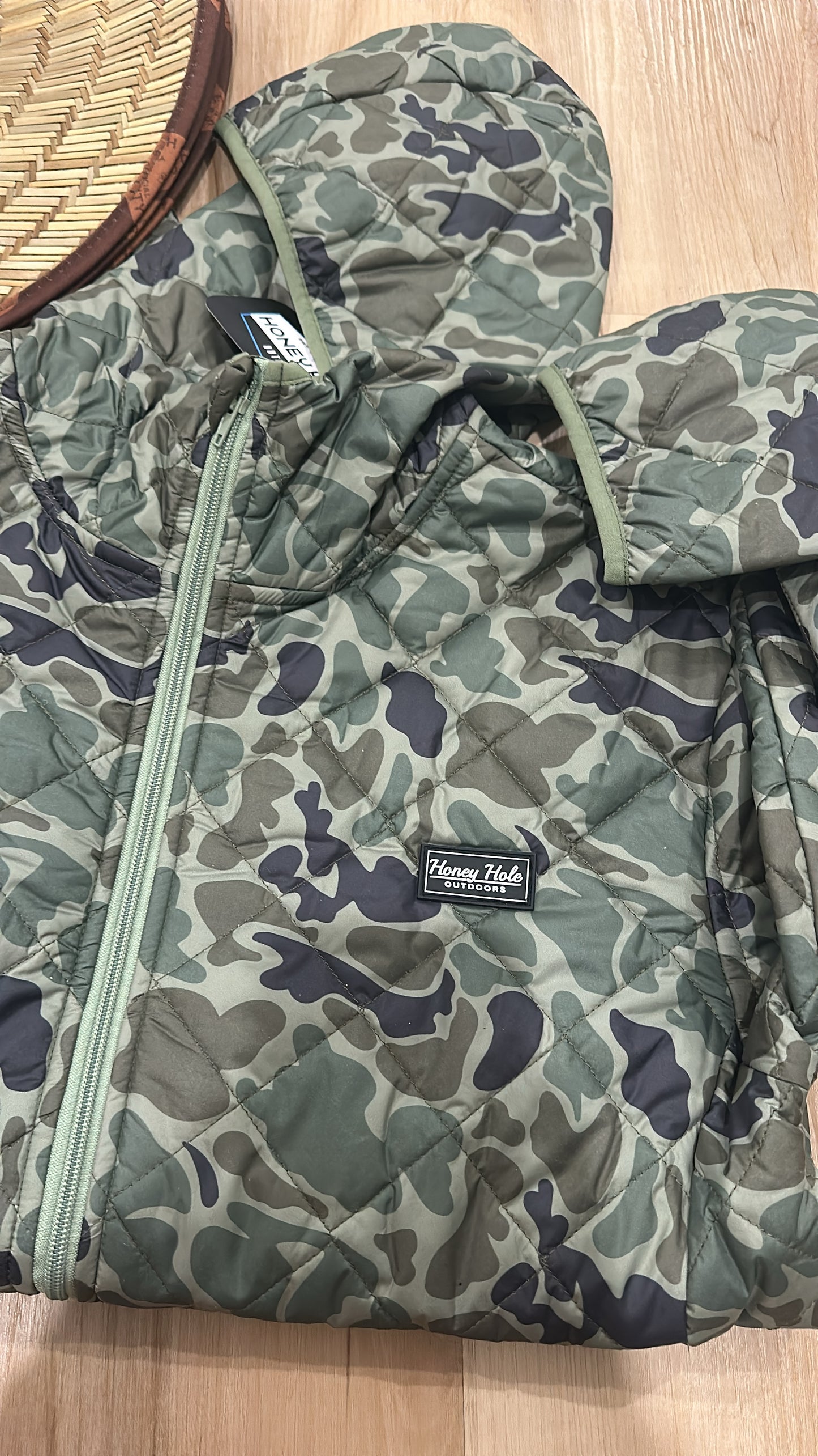Honey Hole Camo Puffer Jacket