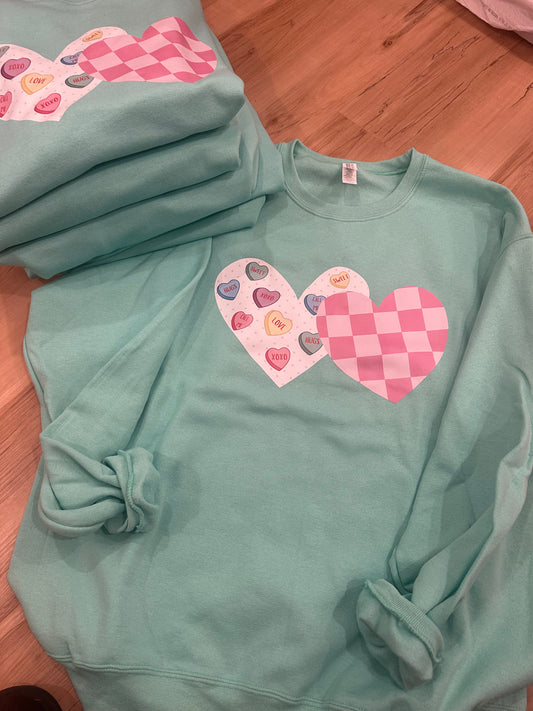 Conversation Hearts Sweatshirt