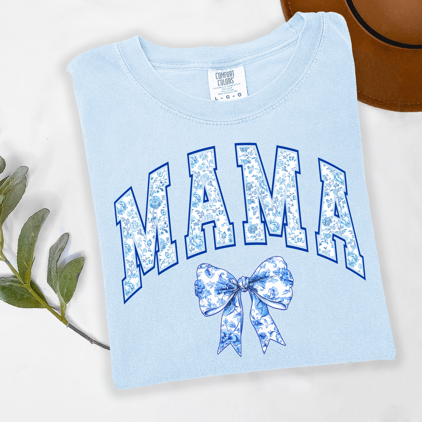 Mama Coquette Bow Light Blue