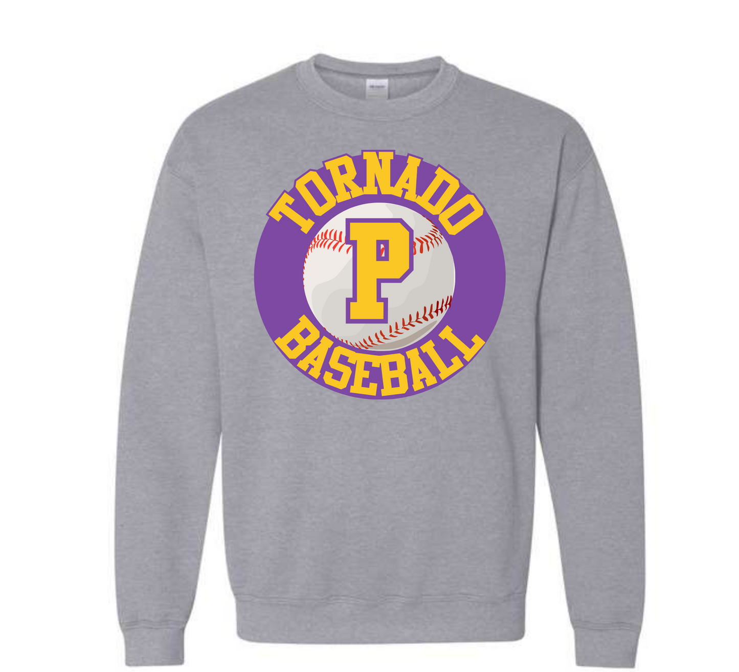Purvis Baseball Circle Sweatshirt/Hoodie