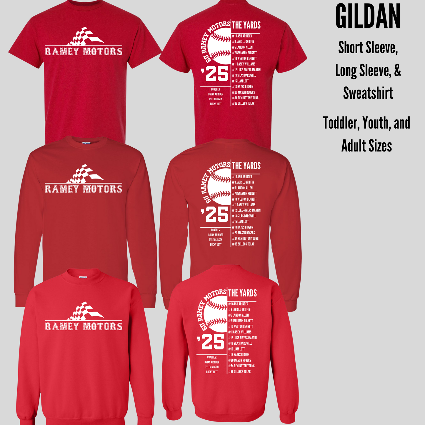 Ramey Motors 6U GILDAN