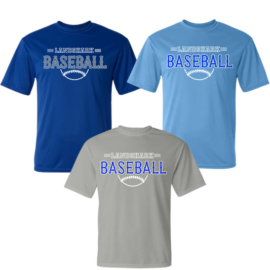 Landshark Baseball Drifit or Gildan