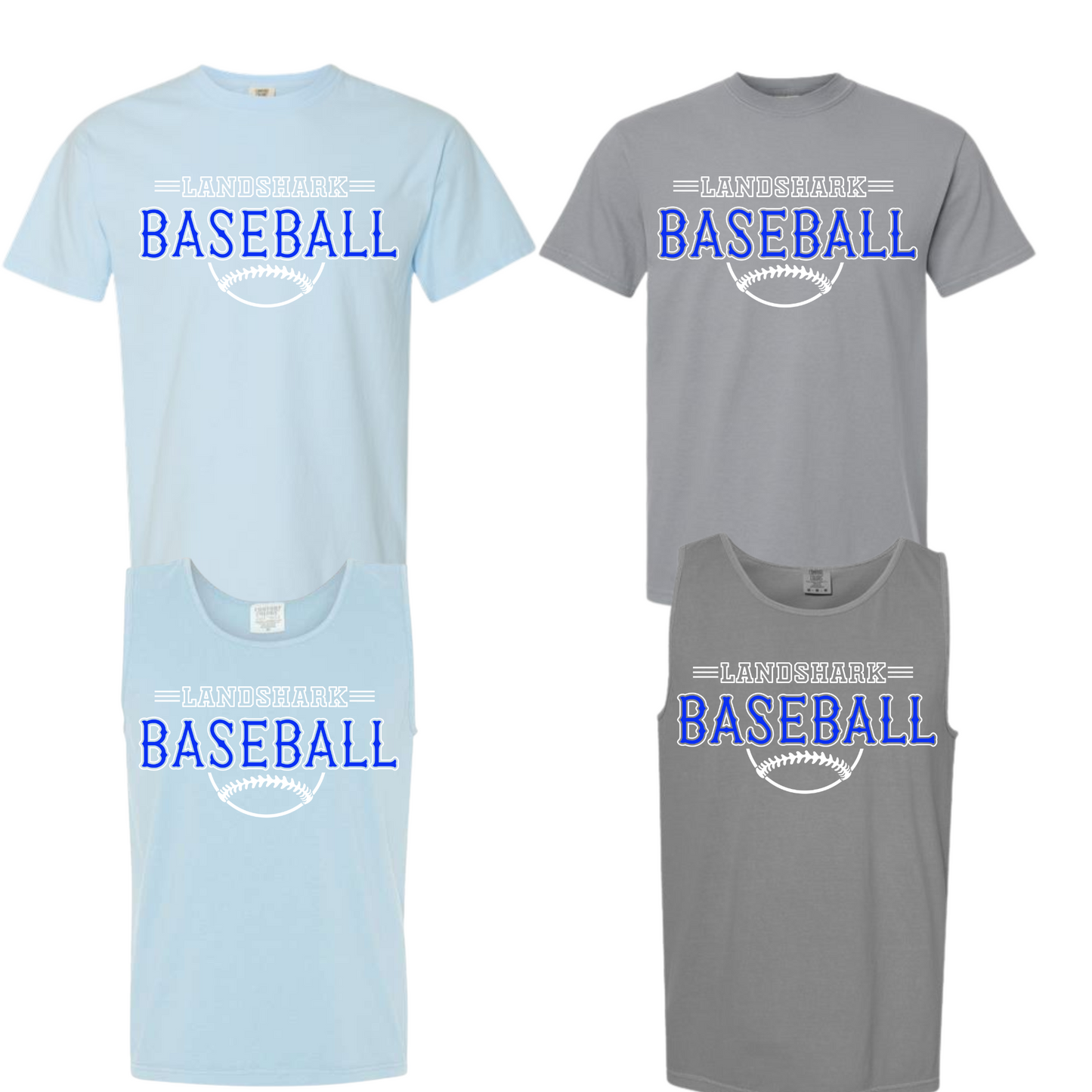 Landshark Baseball Comfort Colors