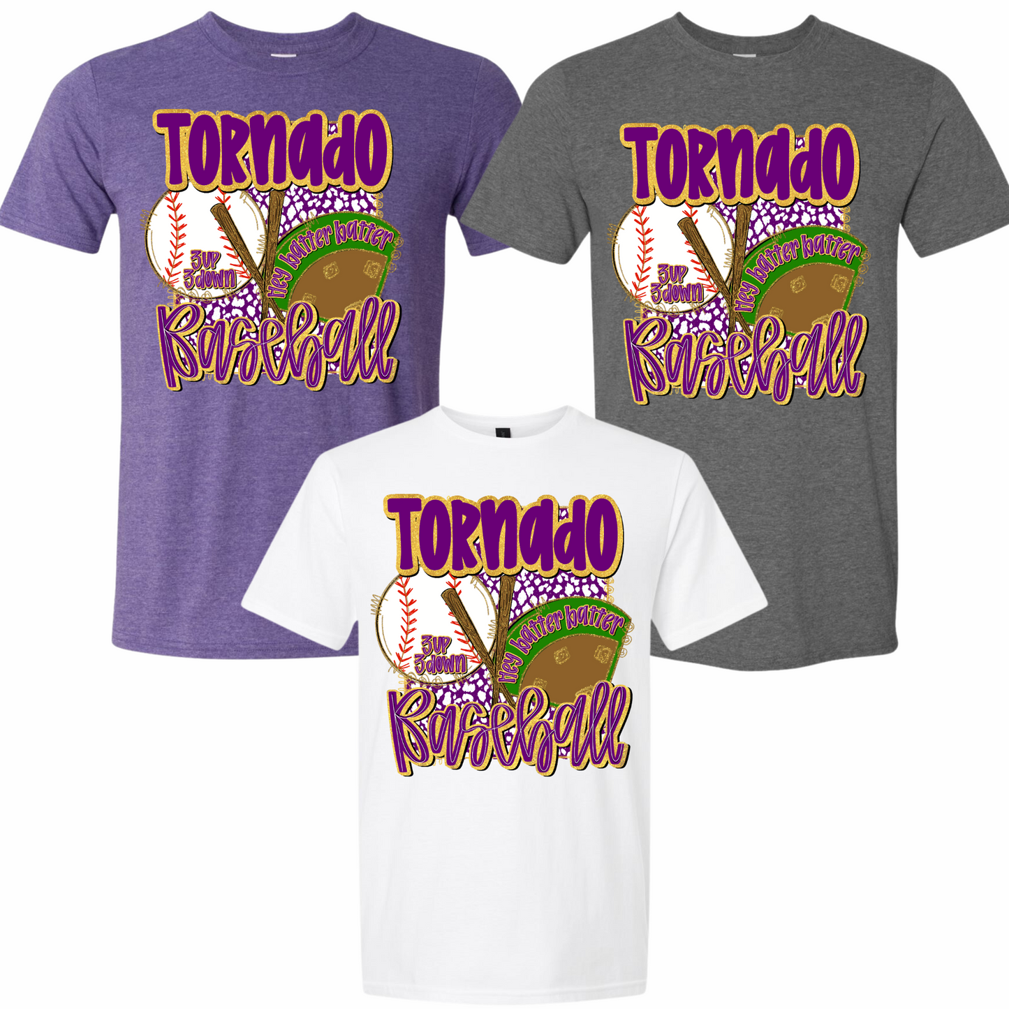 Purvis Girly Baseball Gildan Softstyle