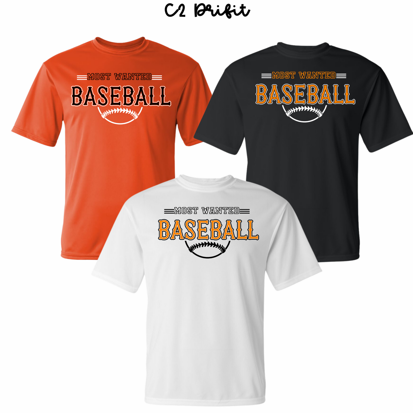 Most Wanted Baseball T-Shirt DRIFIT