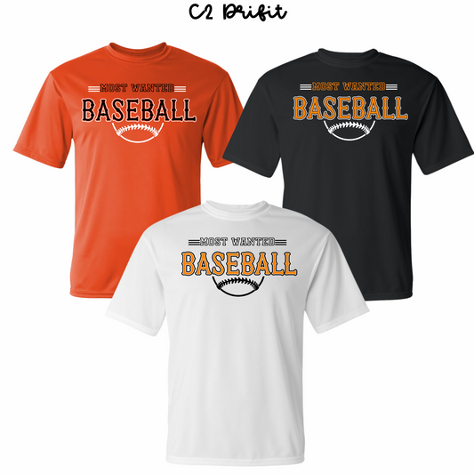 Most Wanted Baseball T-Shirt DRIFIT