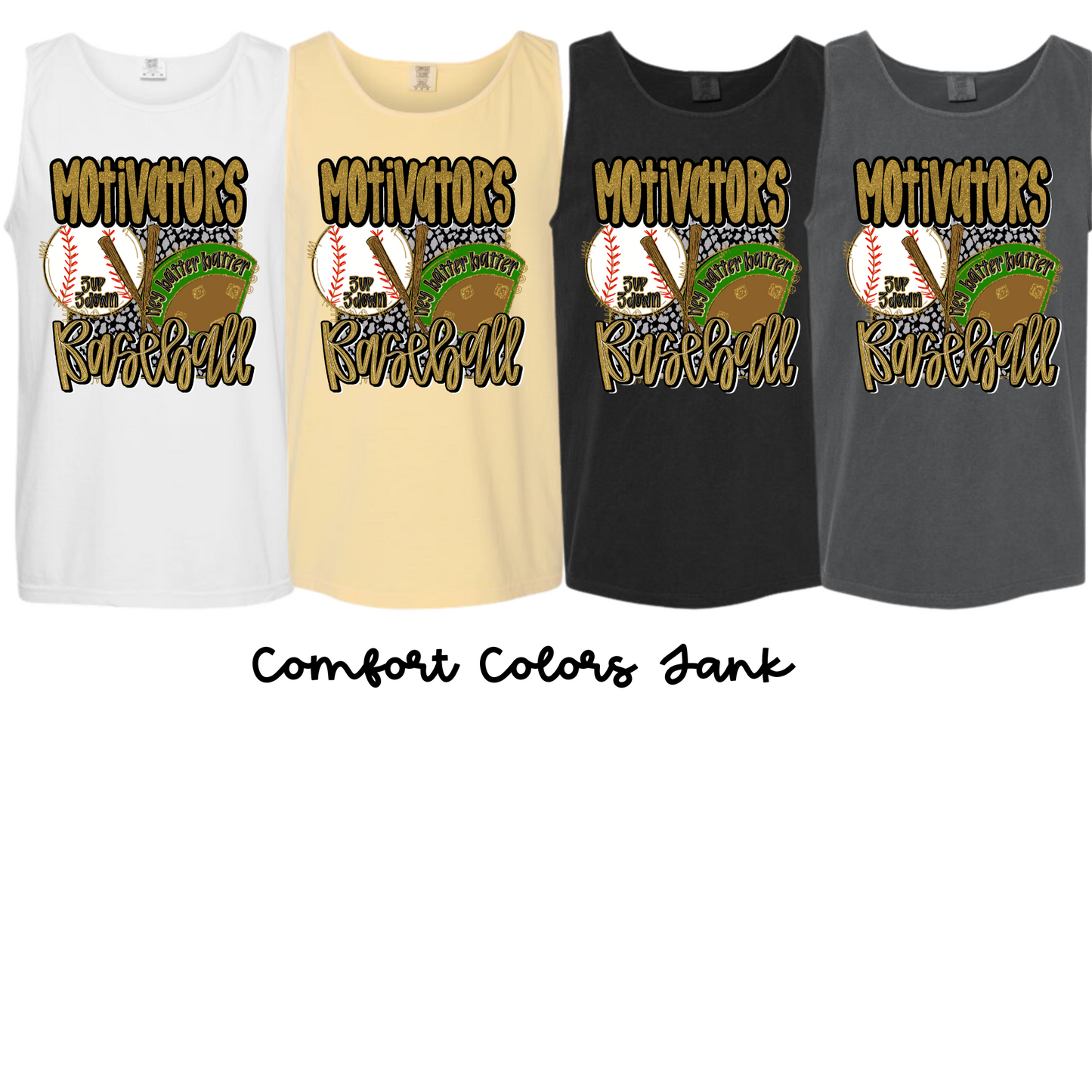 Motivators Girly Comfort Colors Tank