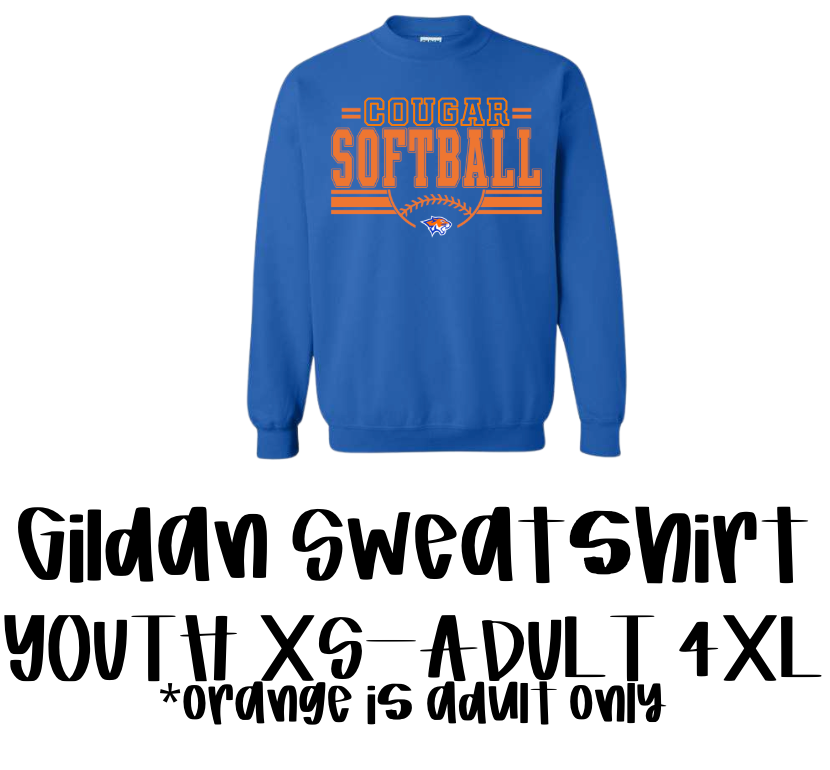 Cougar Softball Sweatshirt