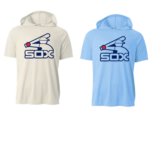 Sox Batter Short Sleeve Hooded Pullover