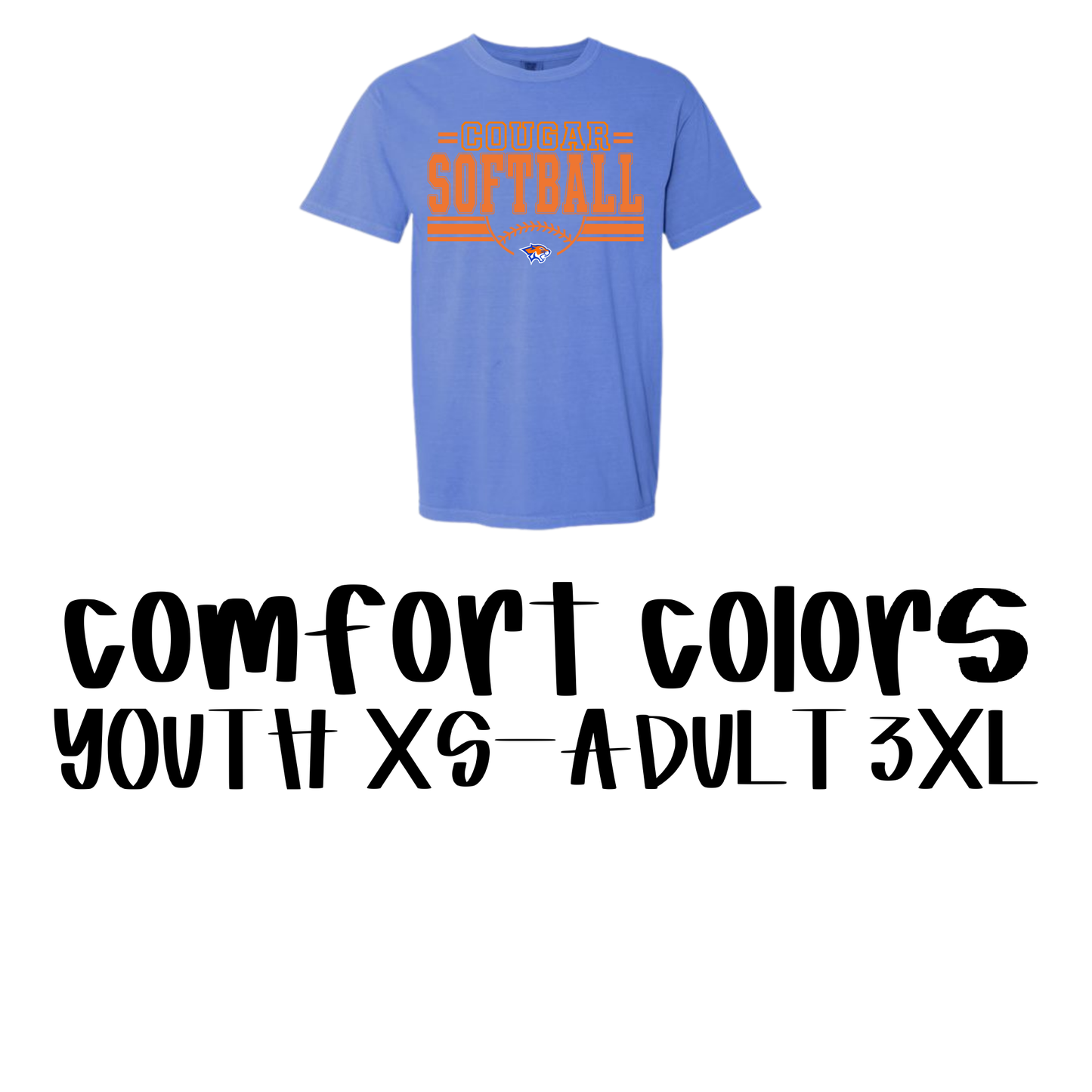 Cougar Softball - Comfort Color