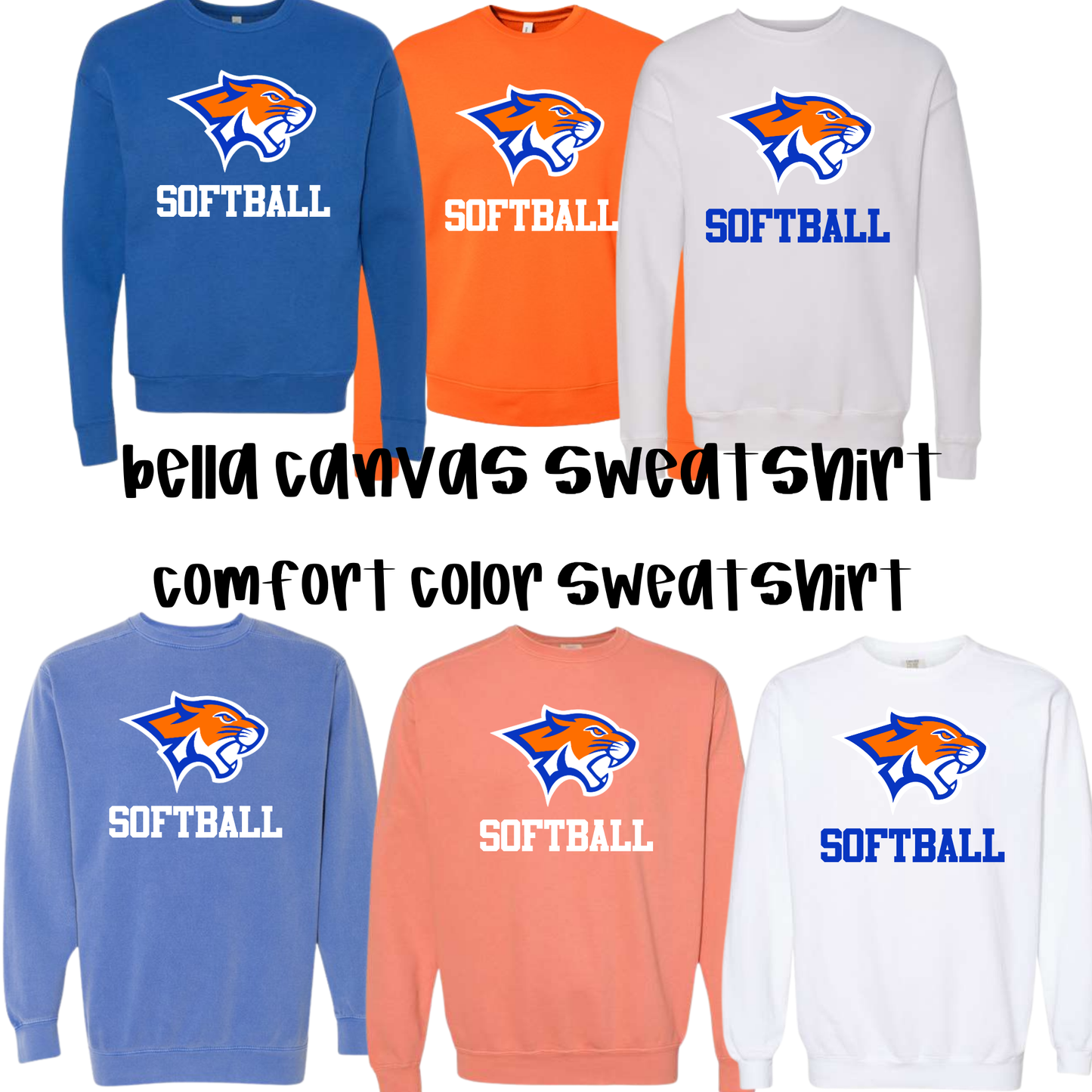 Cougar Softball Sweatshirt