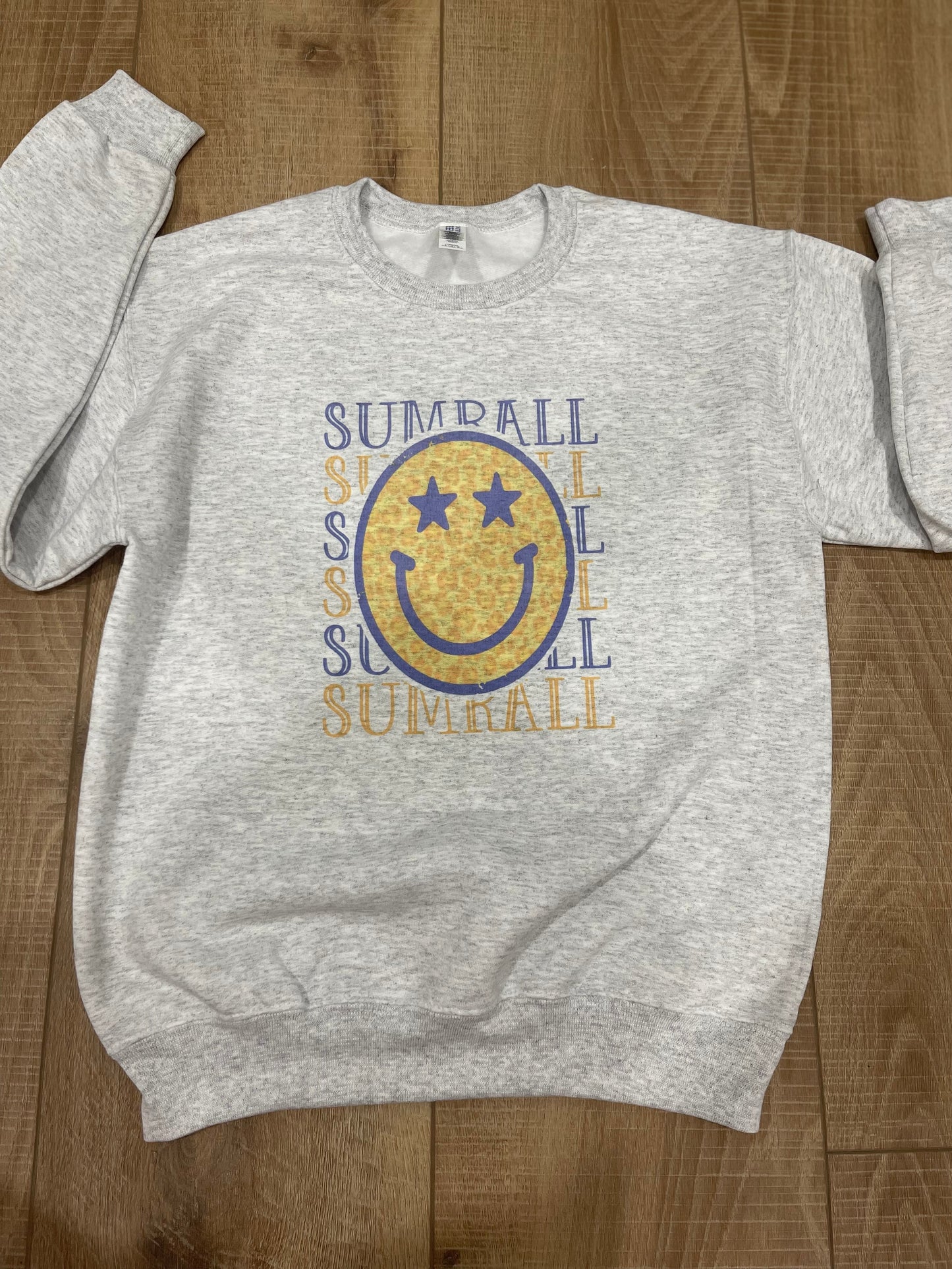 Sumrall Smile *BLUE/GOLD LEOPARD FACE*