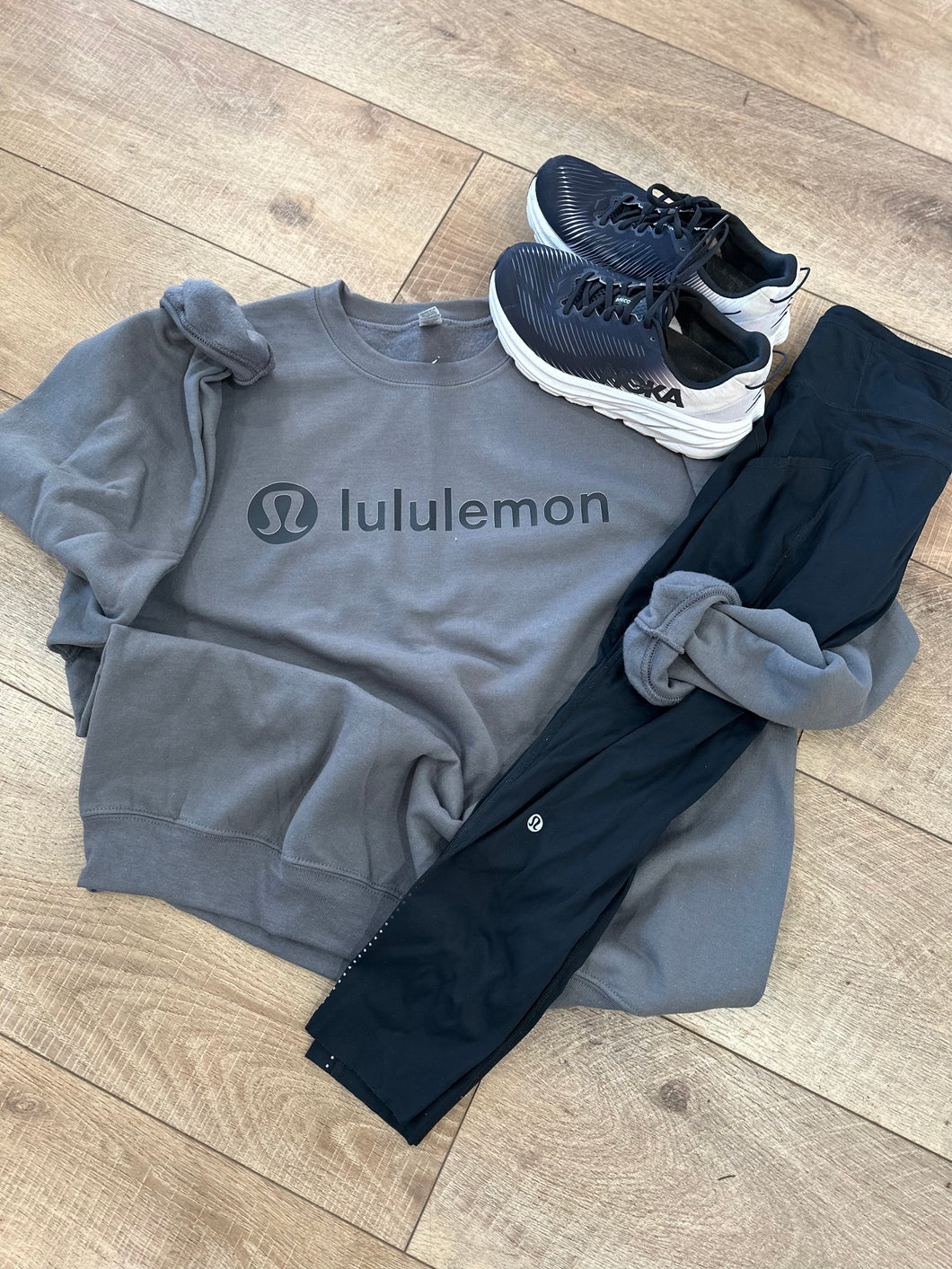 Lulu Dupe Charcoal Sweatshirt