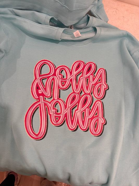 Holly Jolly Blue/Pink