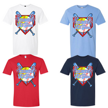 Load image into Gallery viewer, Baseball/Softball Split Stars/Home Plate
