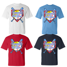 Load image into Gallery viewer, Baseball/Softball Split Stars/Home Plate
