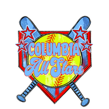 Load image into Gallery viewer, Softball Stars/Home Plate
