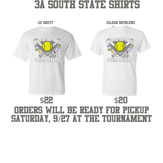 MAIS 3A SOUTH STATE TOURNAMENT SHIRT
