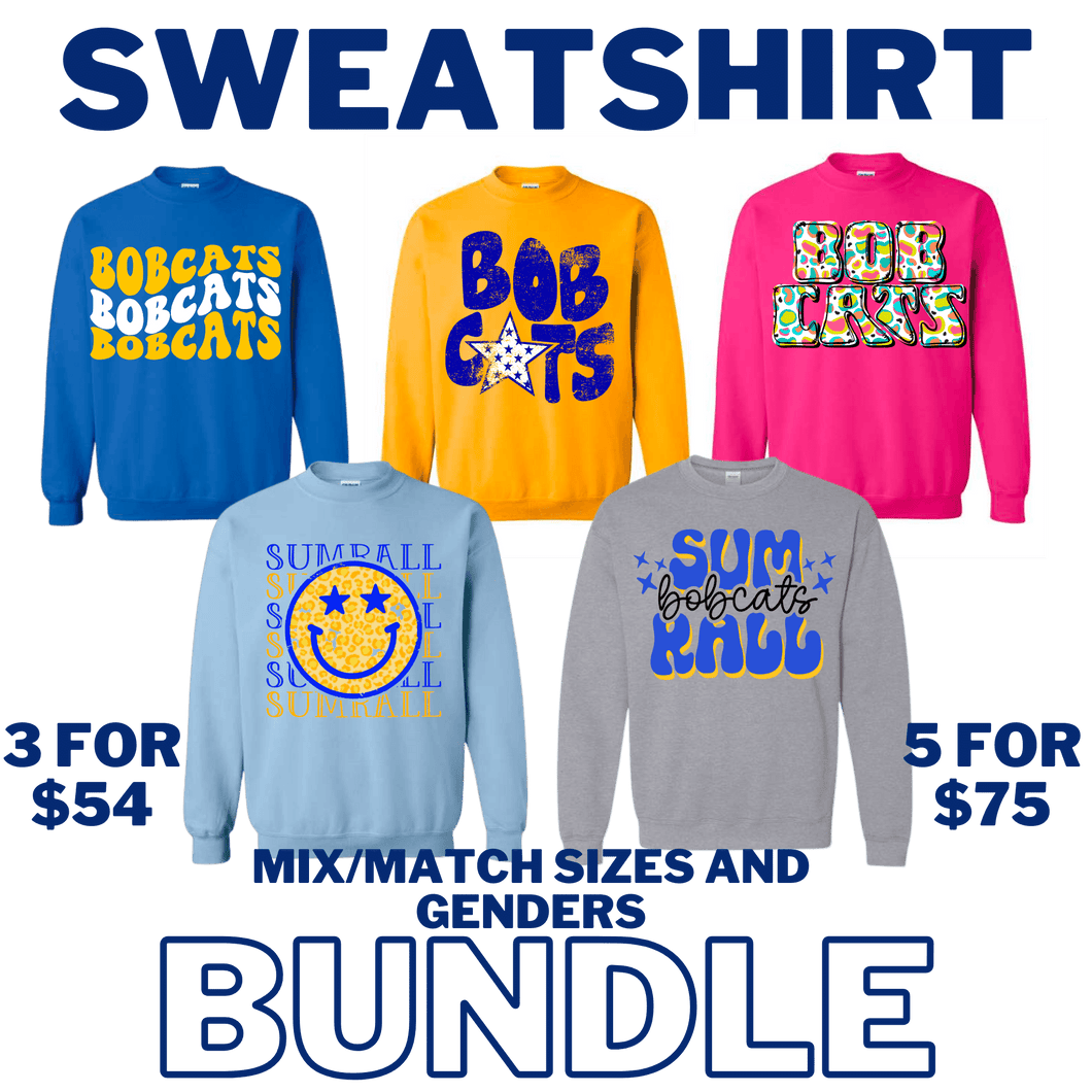 SUMRALL SWEATSHIRT BUNDLE OF 5