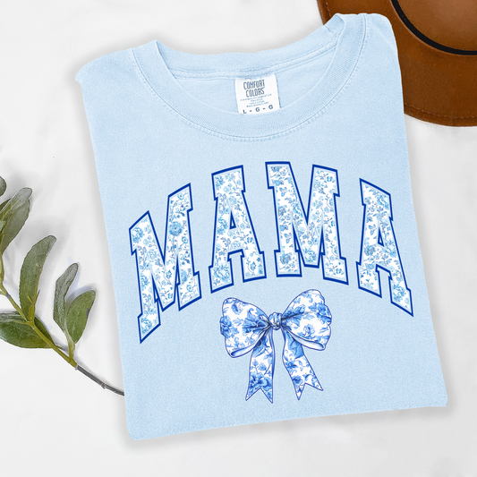 Mama Coquette Bow Light Blue