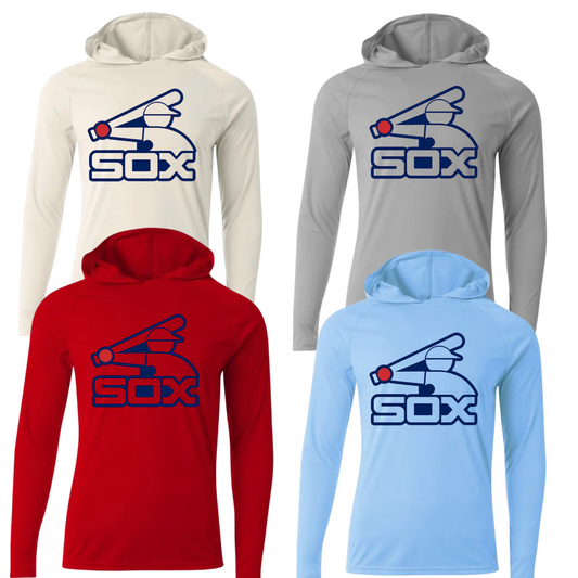 Sox Batter Long Sleeve Hooded Drifit