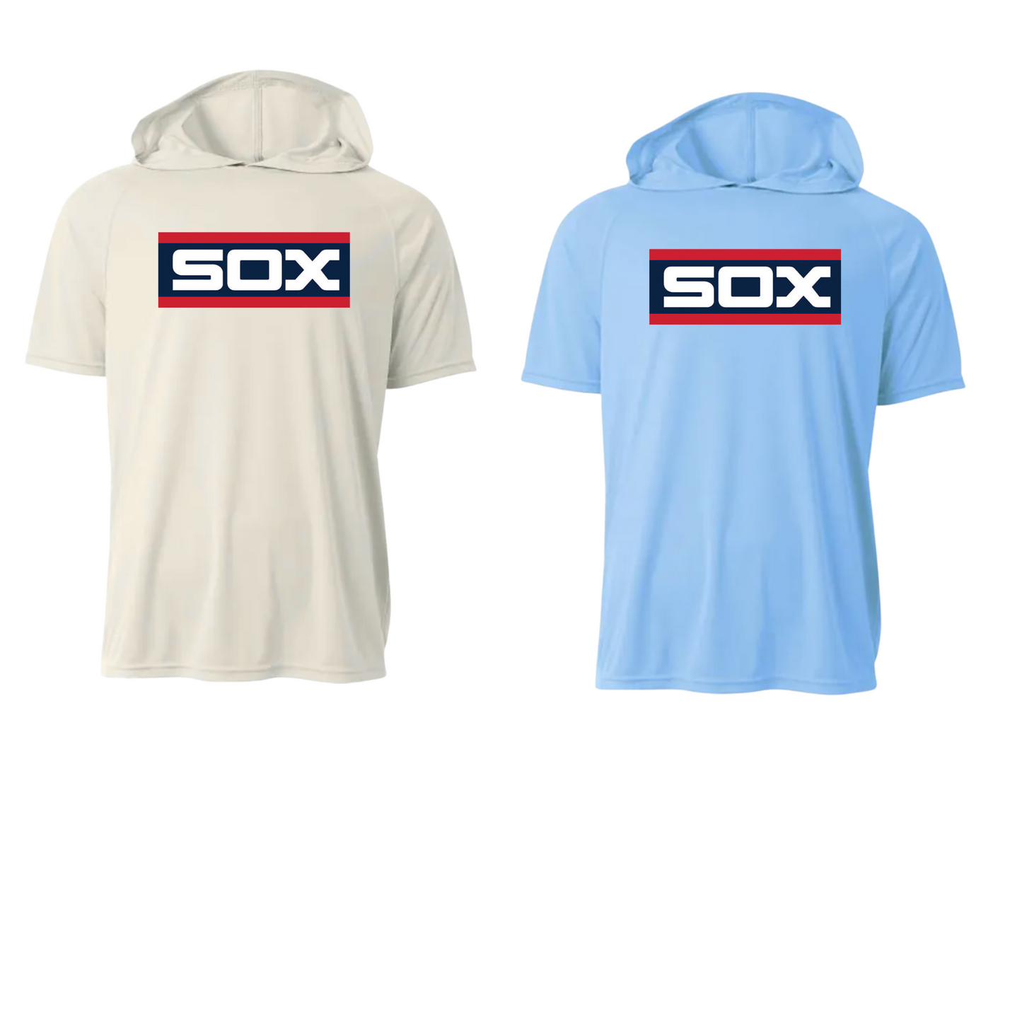 Sox Short Sleeve Hooded Pullover