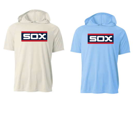 Sox Short Sleeve Hooded Pullover